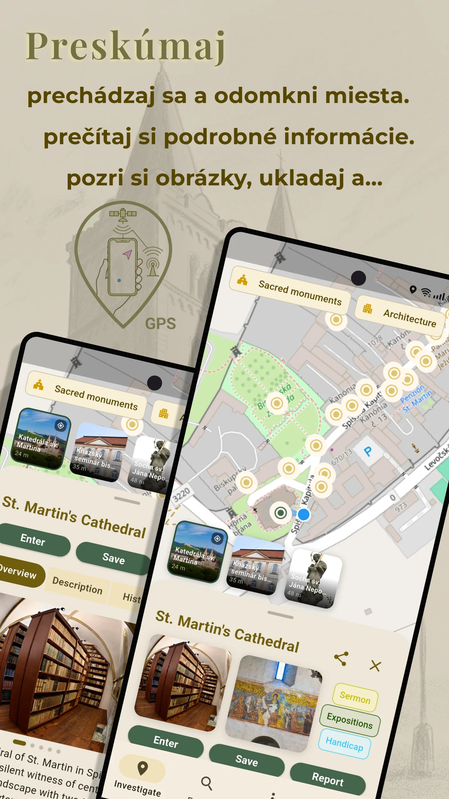 Aplikácia HolyTrails